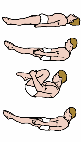 Pilates doing Pilates Exercises: Double Leg Stretch
