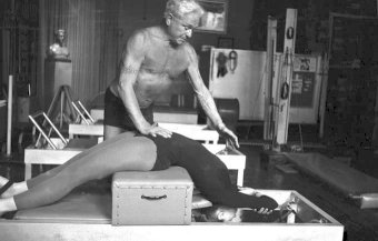 Eve  Gentry and Joseph Pilates